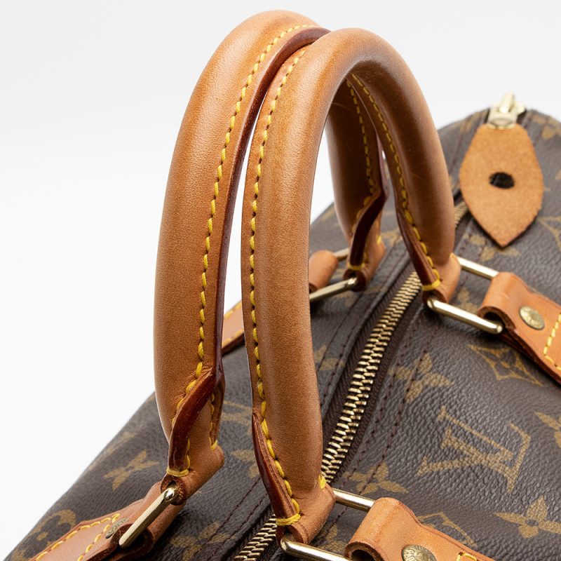 Louis Vuitton Vintage Monogram Canvas Speedy 40 Satchel (SHF-20189) - Image 19