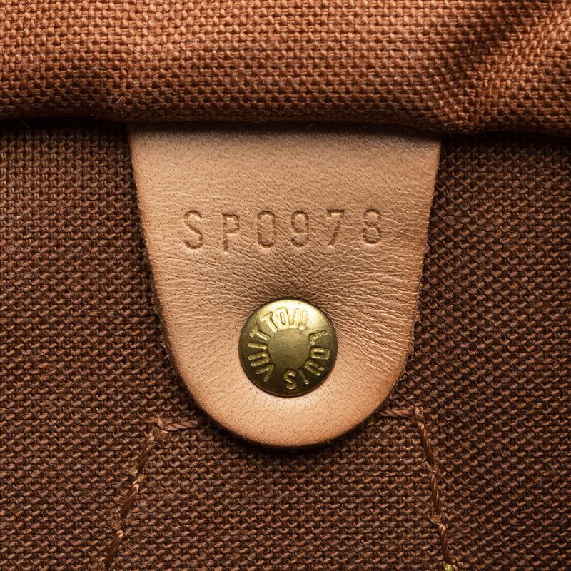 Louis Vuitton Vintage Monogram Canvas Speedy 40 Satchel (SHF-20189) - Image 5
