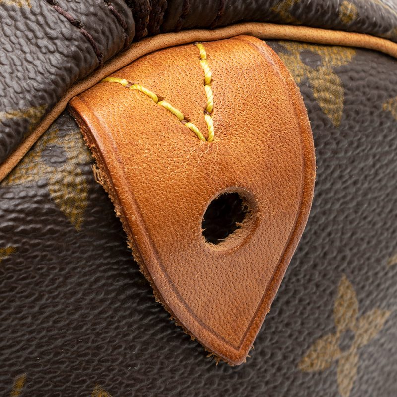 Louis Vuitton Vintage Monogram Canvas Speedy 40 Satchel (SHF-20189) - Image 11