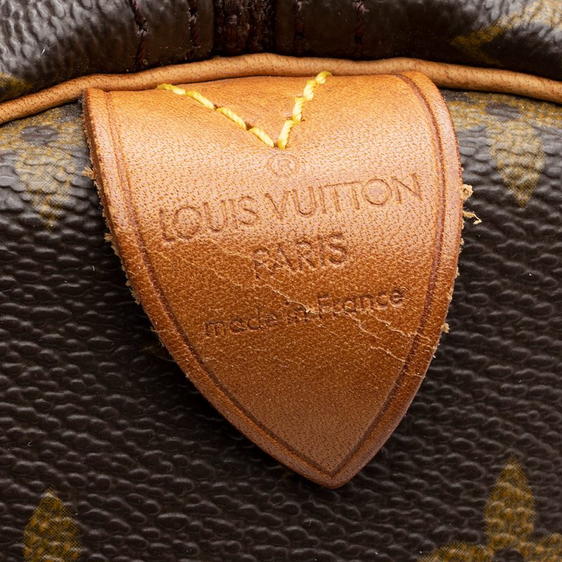 Louis Vuitton Vintage Monogram Canvas Speedy 40 Satchel (SHF-20189) - Image 7