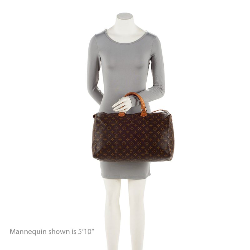 Louis Vuitton Vintage Monogram Canvas Speedy 40 Satchel (SHF-20189) - Image 4