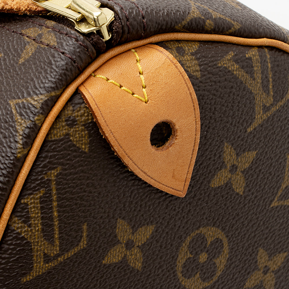 Louis Vuitton Vintage Monogram Canvas Speedy 40 Satchel (SHF-21968) - Image 12