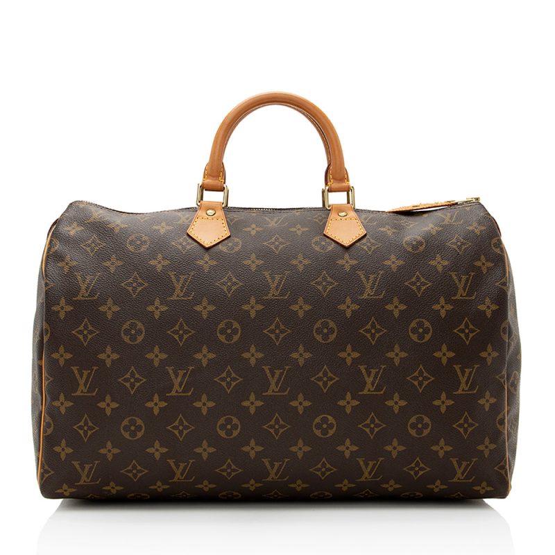 Louis Vuitton Vintage Monogram Canvas Speedy 40 Satchel (SHF-21968) - Image 19