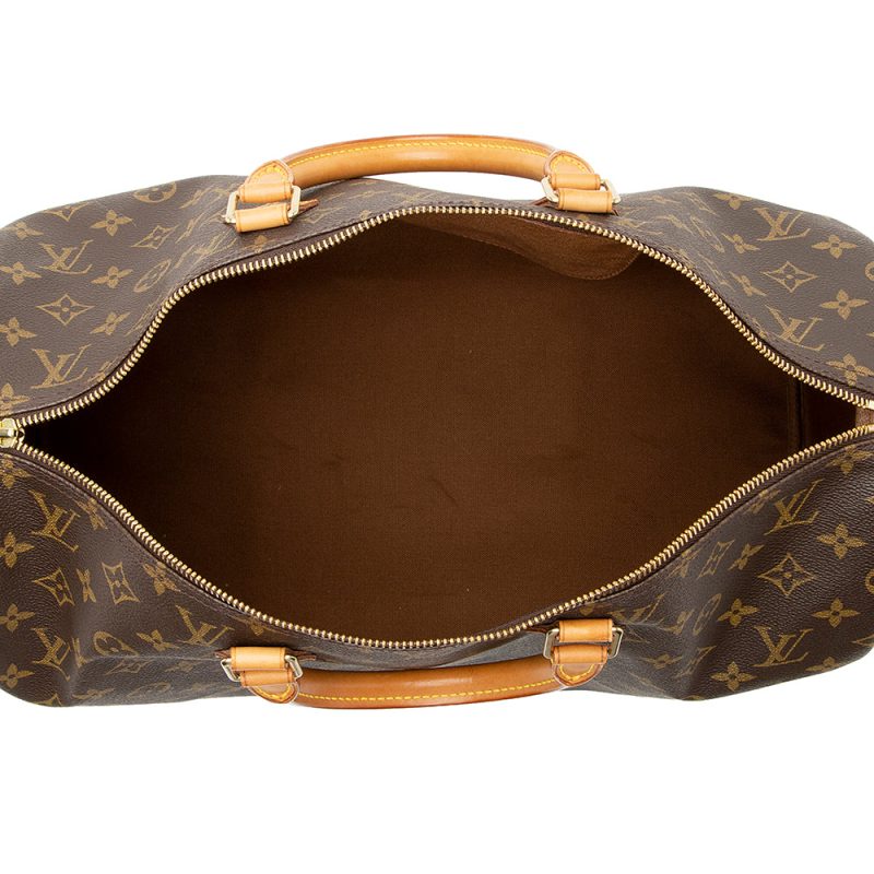 Louis Vuitton Vintage Monogram Canvas Speedy 40 Satchel (SHF-21968) - Image 6