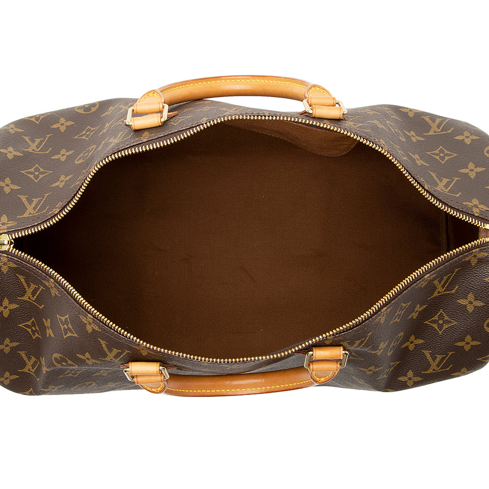 Louis Vuitton Vintage Monogram Canvas Speedy 40 Satchel (SHF-21968) - Image 6