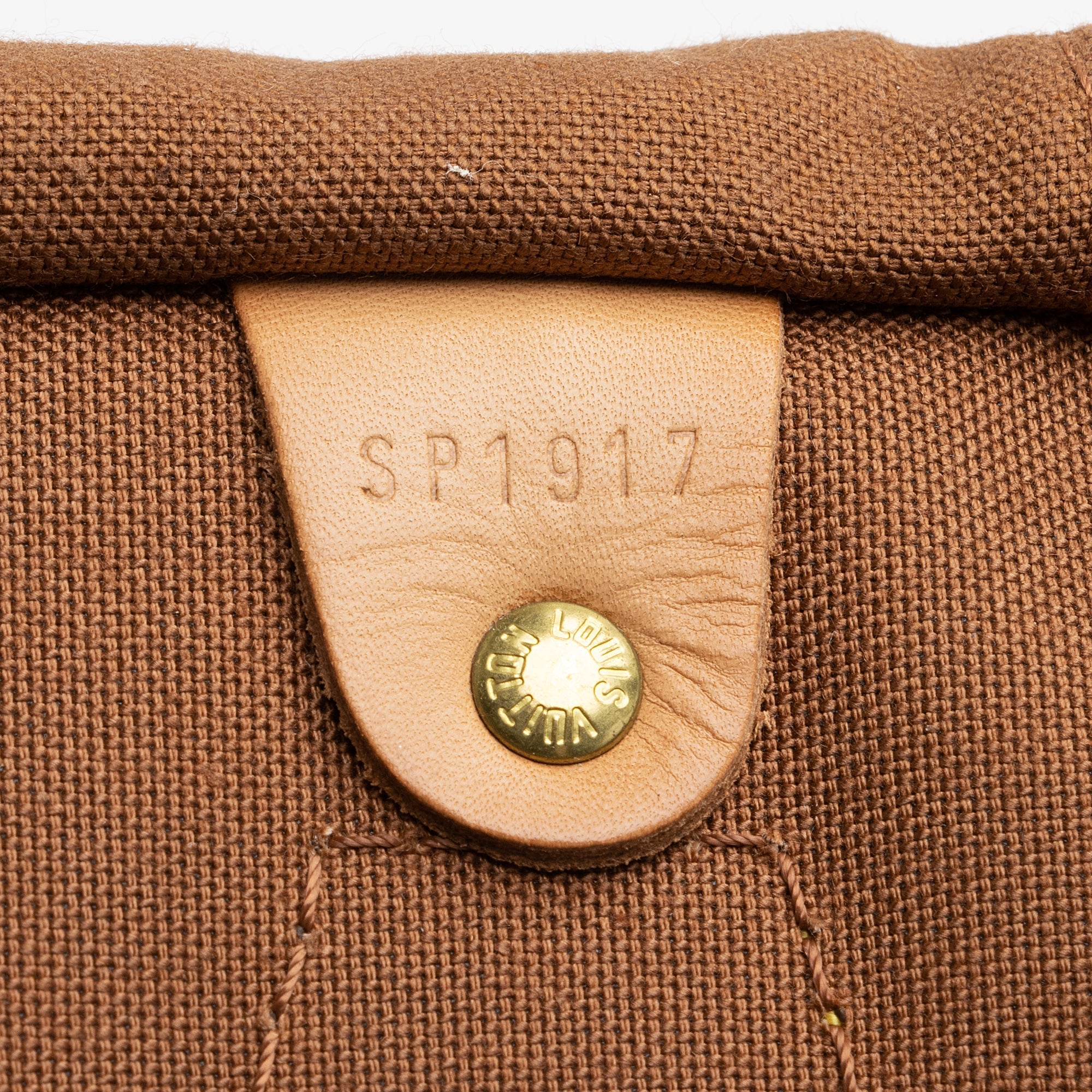 Louis Vuitton Vintage Monogram Canvas Speedy 40 Satchel (SHF-22735) - Image 5