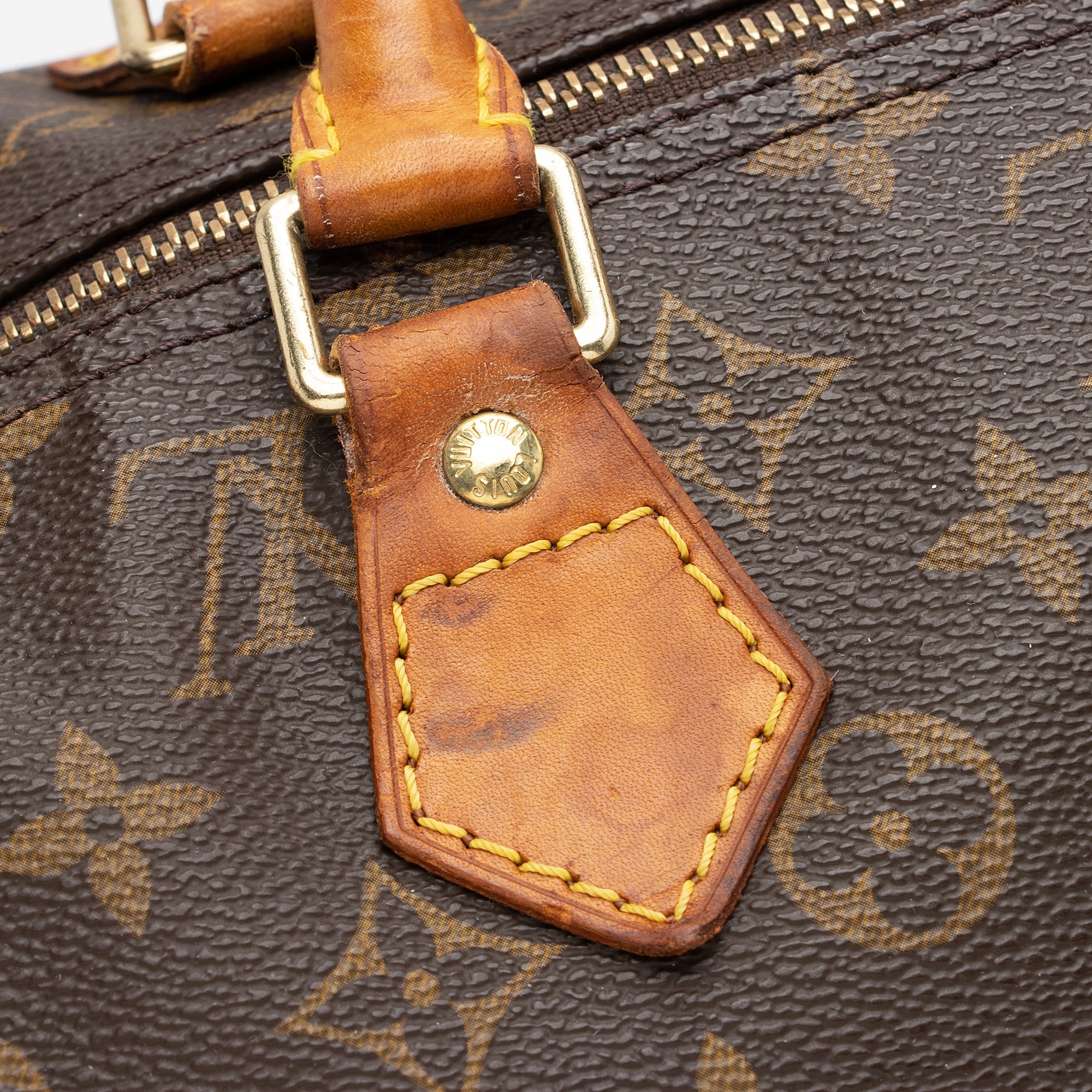 Louis Vuitton Vintage Monogram Canvas Speedy 40 Satchel (SHF-22735) - Image 13