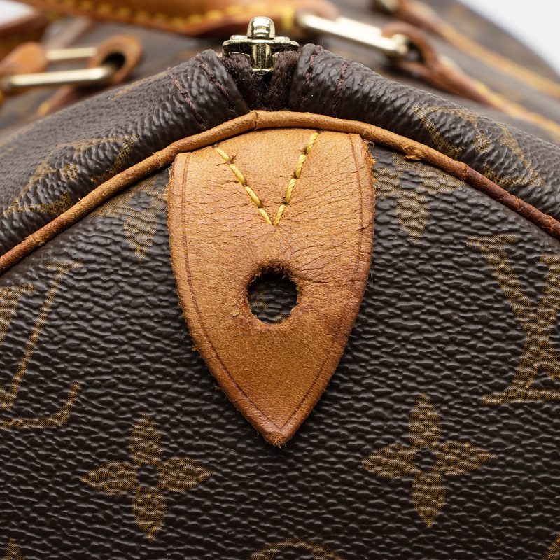 Louis Vuitton Vintage Monogram Canvas Speedy 40 Satchel (SHF-22735) - Image 14