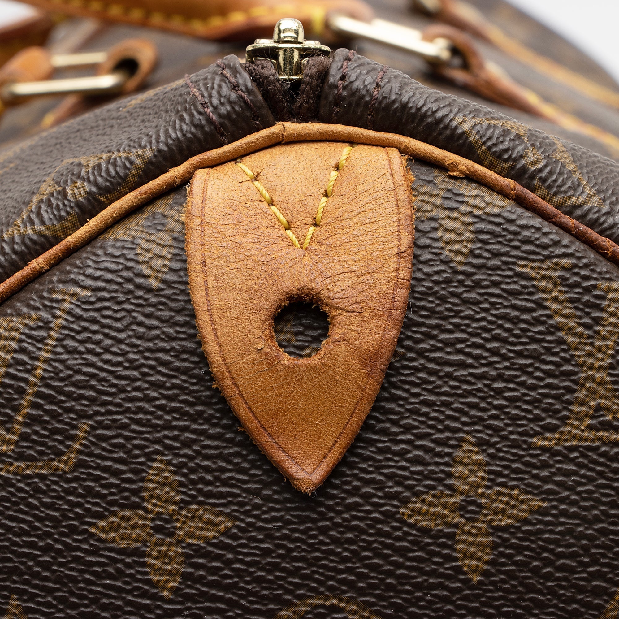 Louis Vuitton Vintage Monogram Canvas Speedy 40 Satchel (SHF-22735) - Image 14
