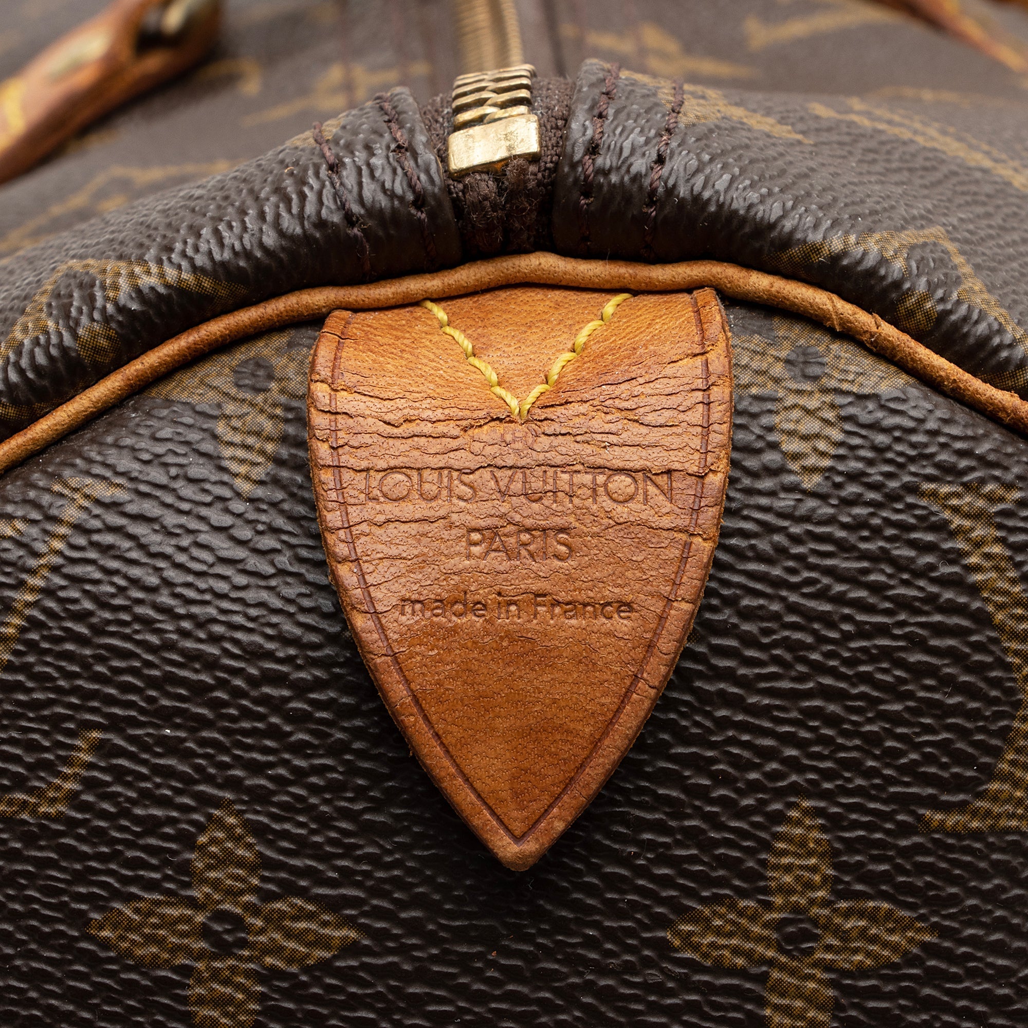 Louis Vuitton Vintage Monogram Canvas Speedy 40 Satchel (SHF-22735) - Image 7