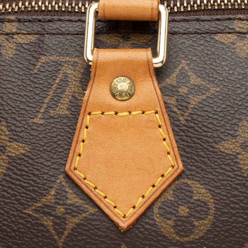 Louis Vuitton Vintage Monogram Canvas Speedy 40 Satchel (SHF-uE7Gjr) - Image 11