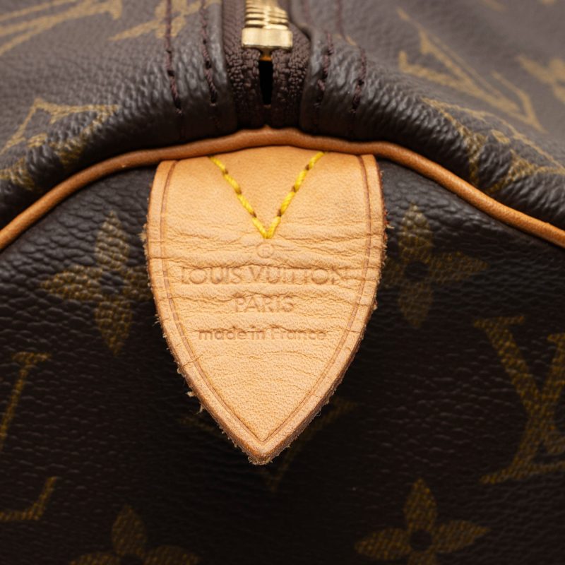 Louis Vuitton Vintage Monogram Canvas Speedy 40 Satchel (SHF-x3wid7) - Image 7