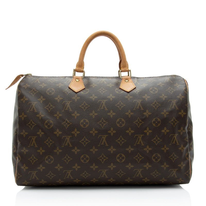 Louis Vuitton Vintage Monogram Canvas Speedy 40 Satchel (SHF-eyYBWC) - Image 2