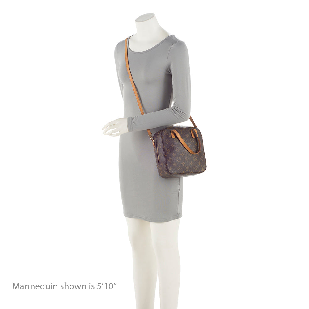 Louis Vuitton Vintage Monogram Canvas Spontini Satchel (SHF-21175) - Image 4