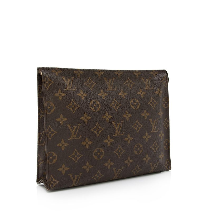 Louis Vuitton Vintage Monogram Canvas Toiletry Pouch 26 (SHF-MCLZys)