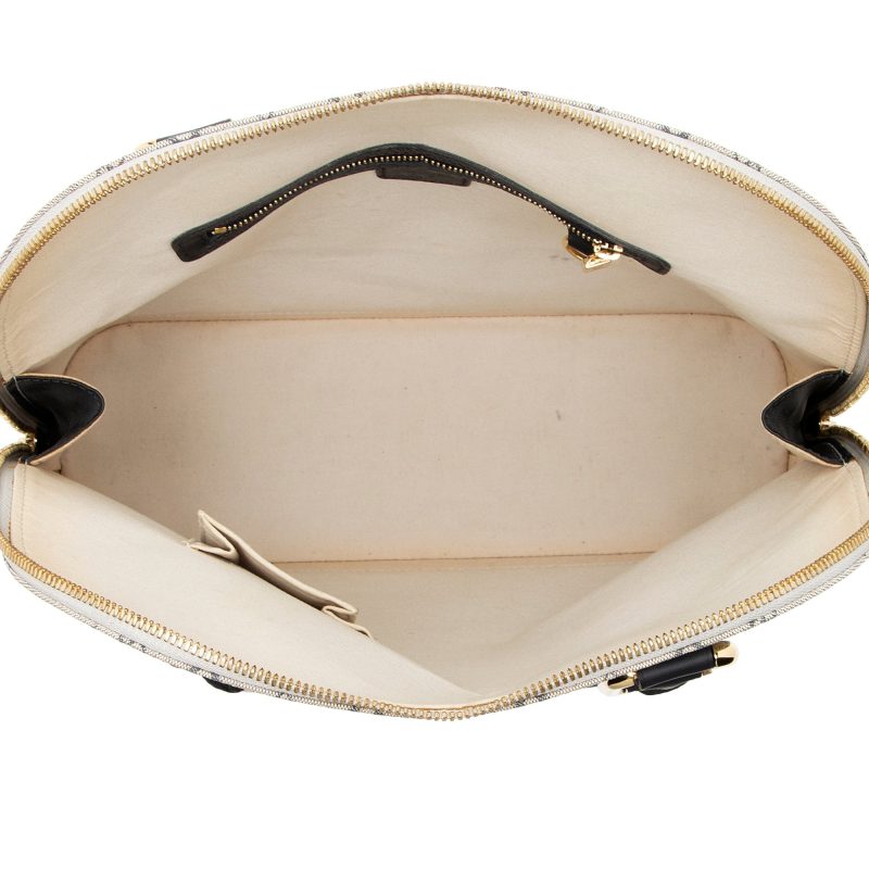 Louis Vuitton Vintage Monogram Mini Lin Alma Haut Satchel (SHF-22280) - Image 6