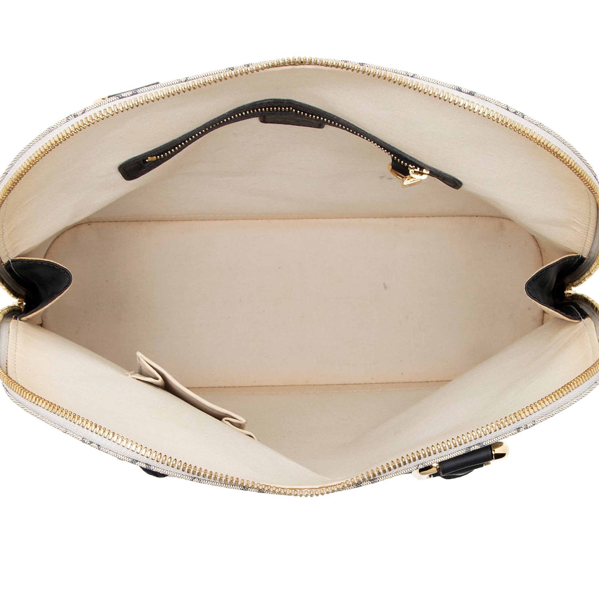 Louis Vuitton Vintage Monogram Mini Lin Alma Haut Satchel (SHF-22280) - Image 6
