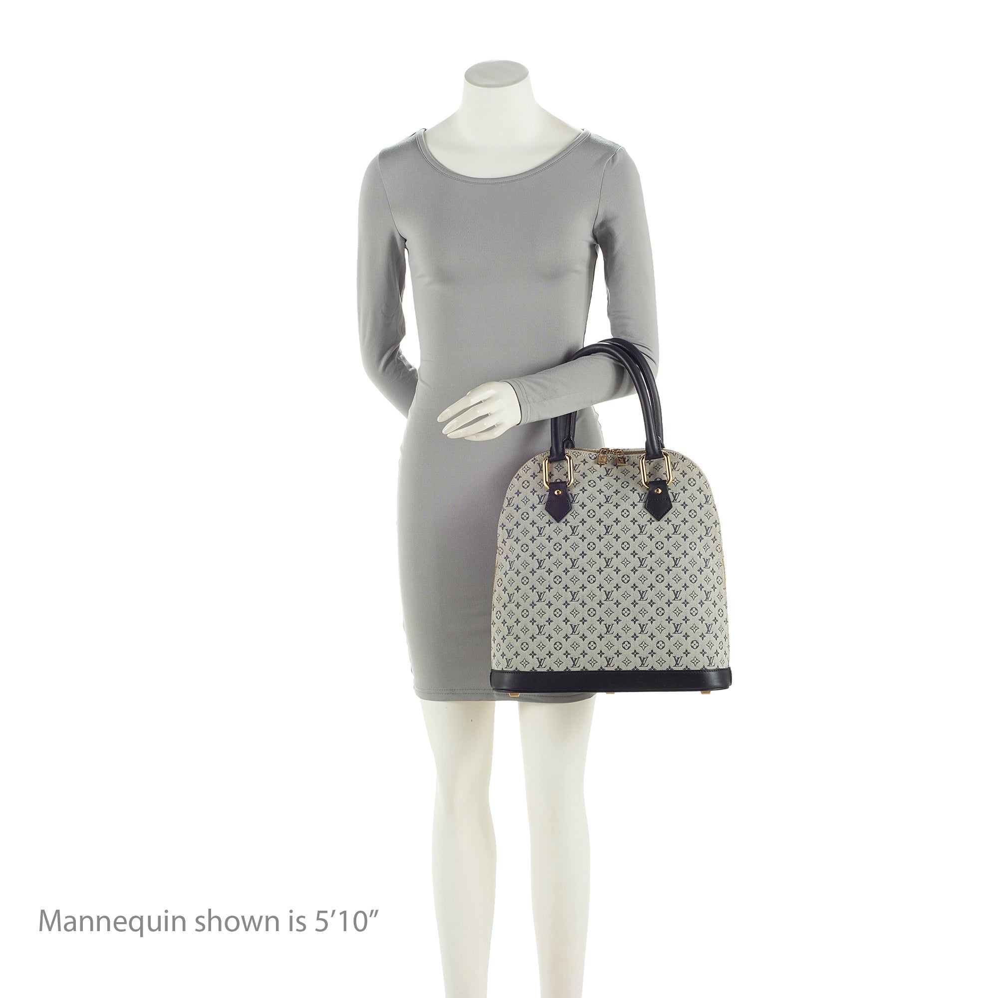 Louis Vuitton Vintage Monogram Mini Lin Alma Haut Satchel (SHF-22280) - Image 4