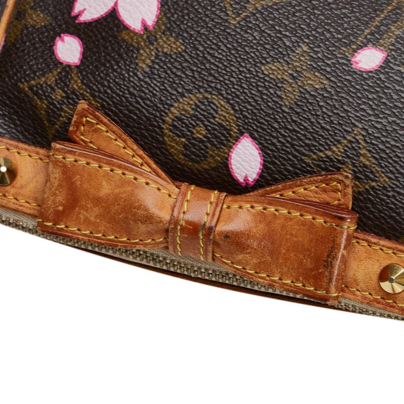 Louis Vuitton x Takashi Murakami Monogram Cherry Blossom Pochette Accessoires (SHG-RrgtNO) - Image 9