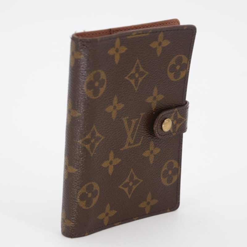 Louis Vuitton Monogram Coated Canvas Ring Agenda Planner Book Cover LV-1118P-0020