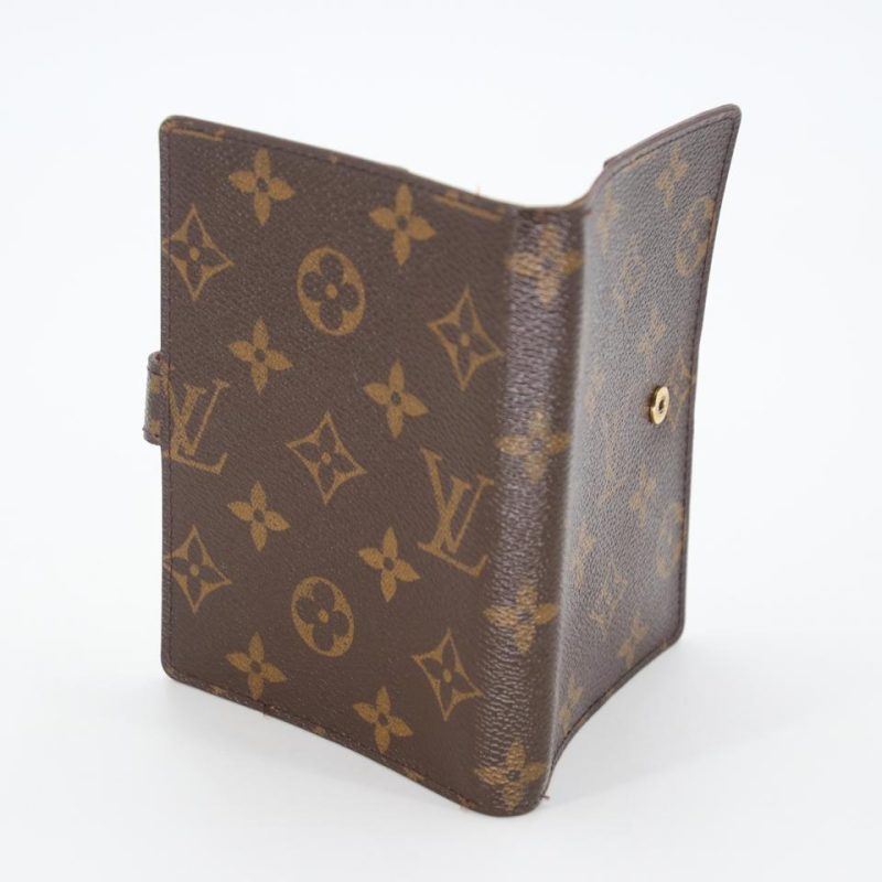 Louis Vuitton Monogram Coated Canvas Ring Agenda Planner Book Cover LV-1118P-0020 - Image 2