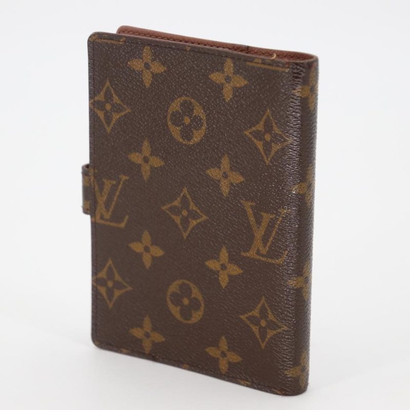 Louis Vuitton Monogram Coated Canvas Ring Agenda Planner Book Cover LV-1118P-0020 - Image 3