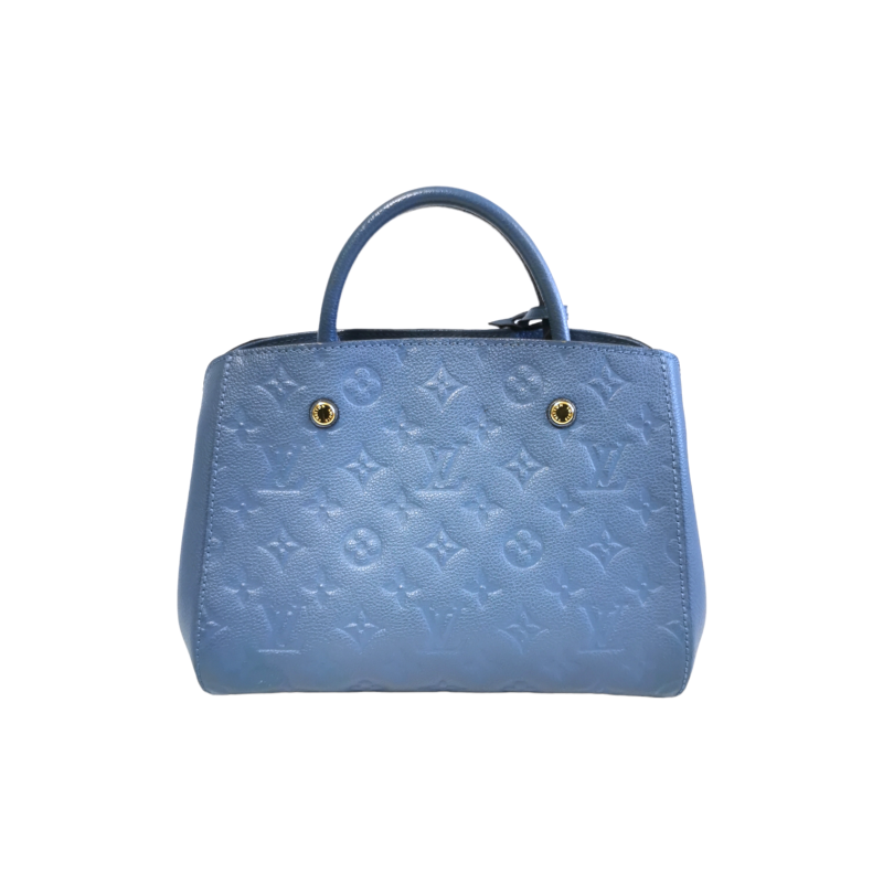 Louis Vuitton Montaigne BB Blue Monogram Empreinte - Image 3