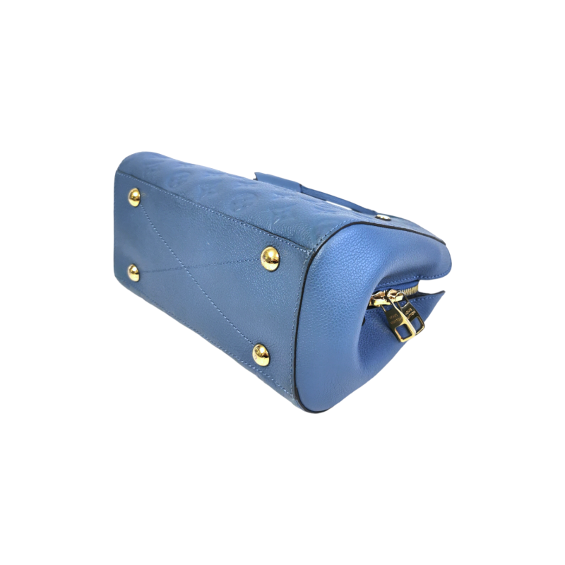 Louis Vuitton Montaigne BB Blue Monogram Empreinte - Image 8