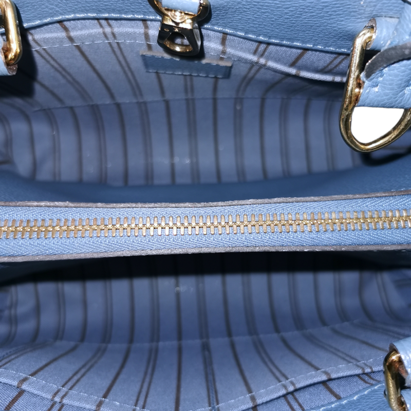 Louis Vuitton Montaigne BB Blue Monogram Empreinte - Image 11
