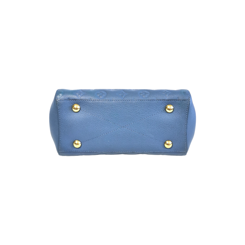Louis Vuitton Montaigne BB Blue Monogram Empreinte - Image 6