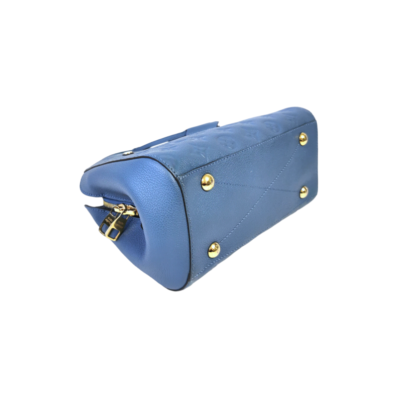 Louis Vuitton Montaigne BB Blue Monogram Empreinte - Image 9