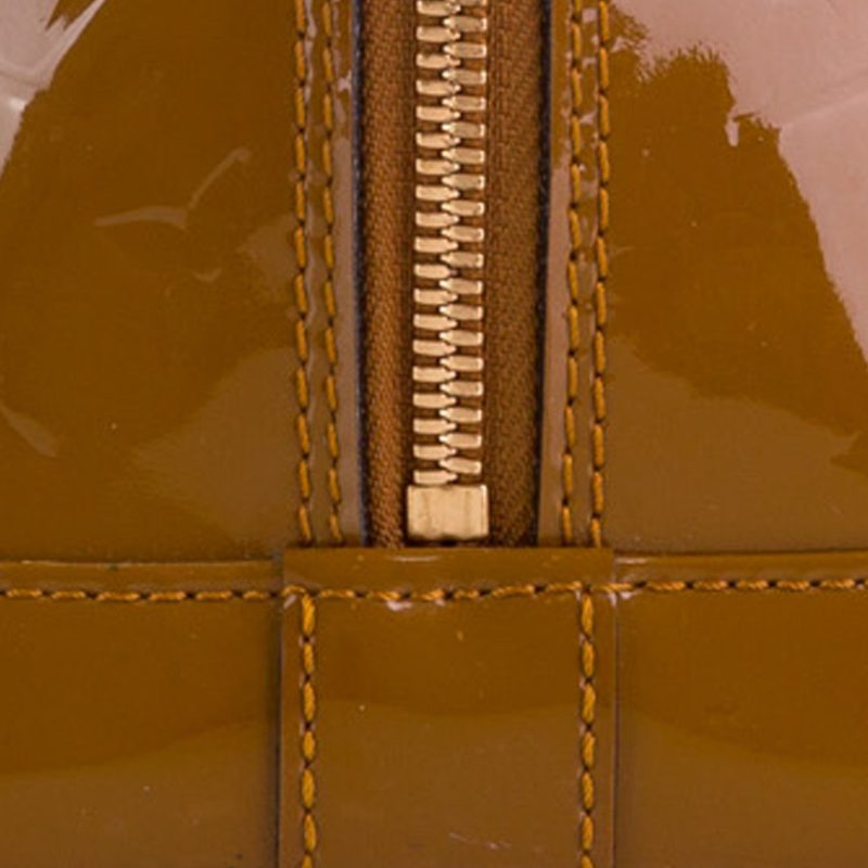 Louis Vuitton Alma PM Brown Monogram Vernis - Image 11