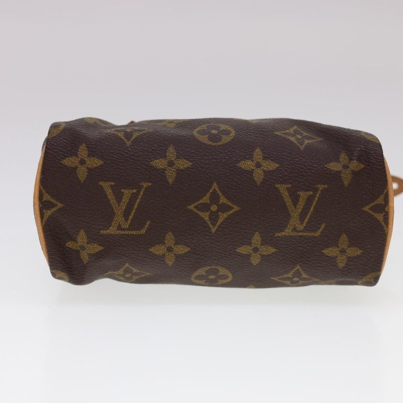 LOUIS VUITTON Monogram Mini Speedy Hand Bag M41534 LV Auth am4166 - Image 4
