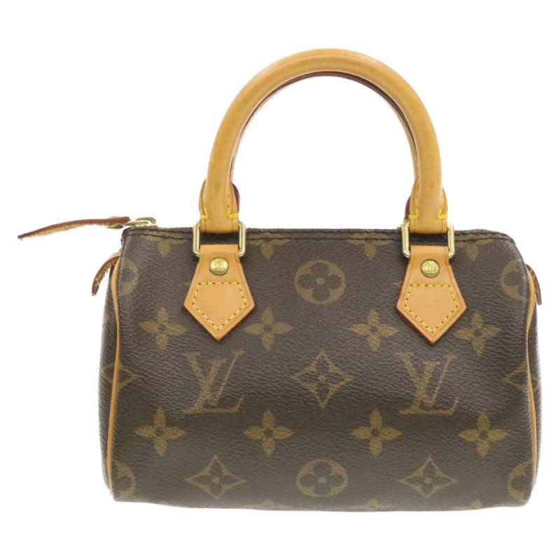 LOUIS VUITTON Monogram Mini Speedy Hand Bag M41534 LV Auth am240b