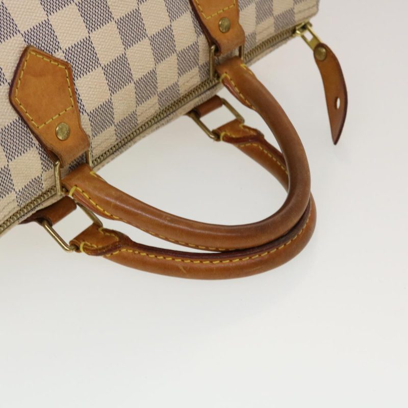 LOUIS VUITTON Damier Azur Speedy 30 Hand Bag N41533 LV Auth bs5457 - Image 6