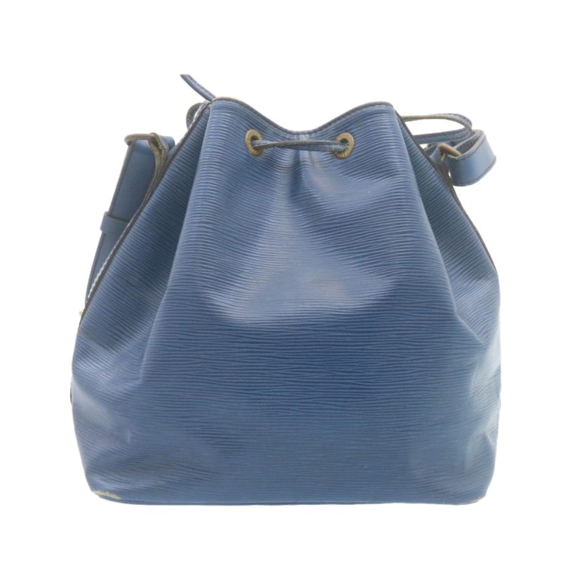 LOUIS VUITTON Epi Petit Noe Shoulder Bag Blue M44105 LV  bs546