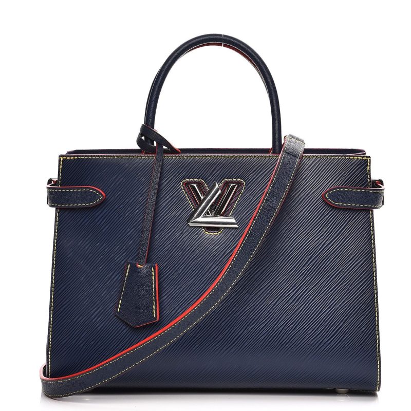 Louis Vuitton Twist Tote Epi Leather Indigo - Image 3