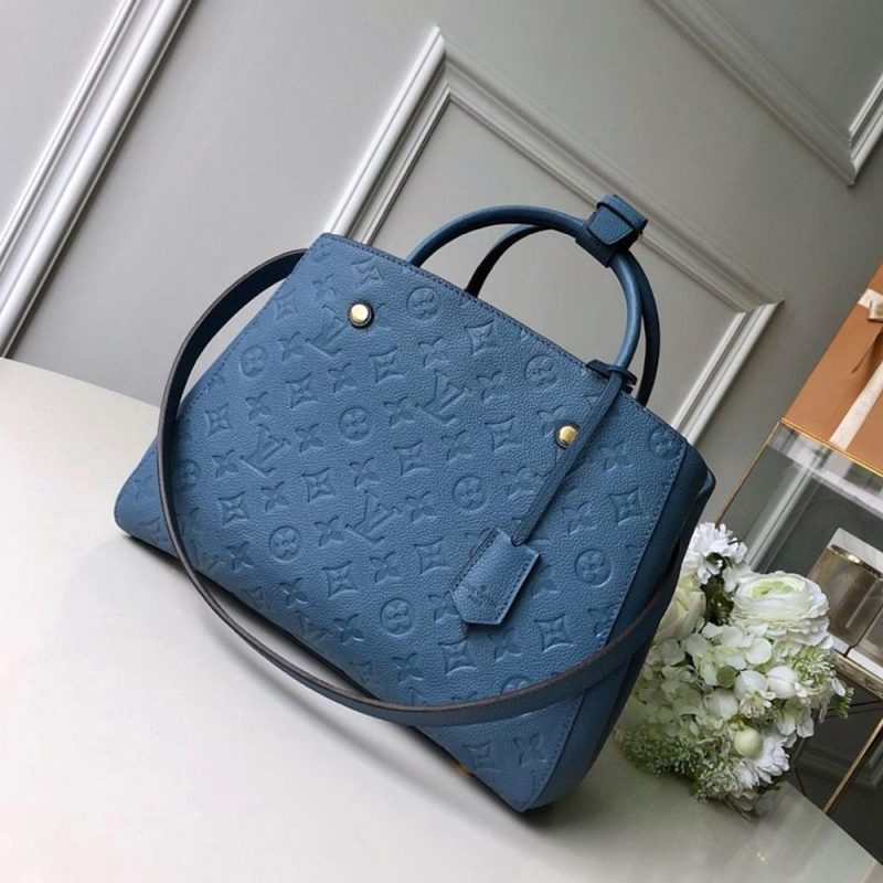 Louis Vuitton MONTAIGNE MM Blue - Image 8