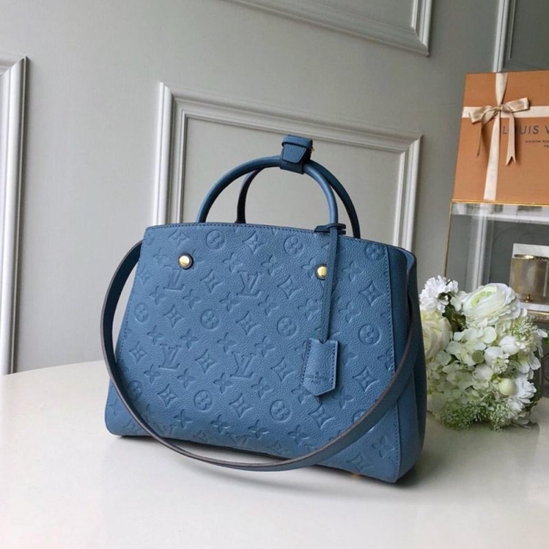 Louis Vuitton MONTAIGNE MM Blue - Image 9