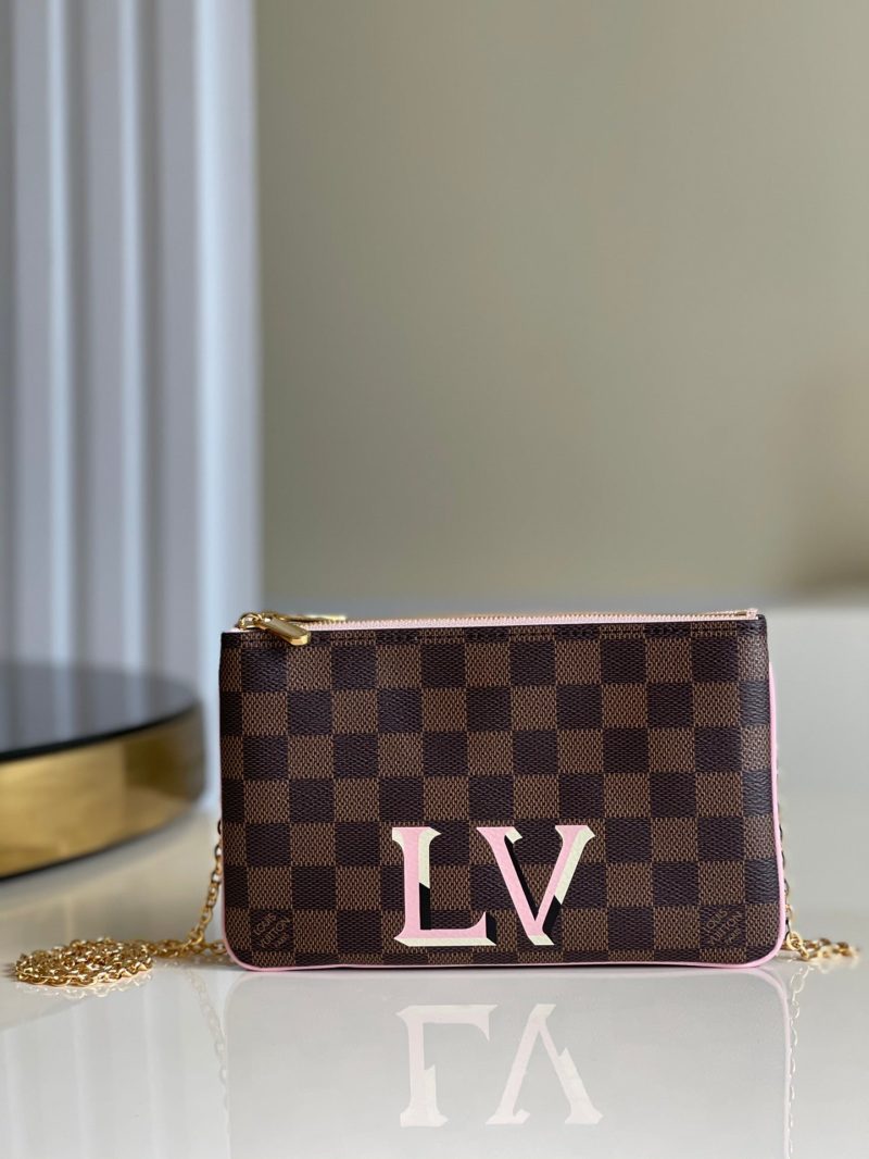 Louis Vuitton Double Zip Pochette Bag - Image 9