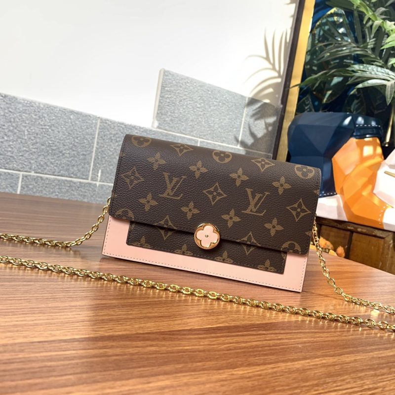 Louis Vuitton Flore Chain Wallet - Image 8