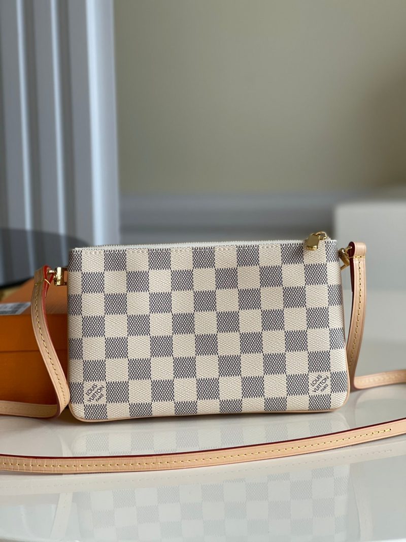 Louis Vuitton Double ZiP Pochette Bag - Image 3