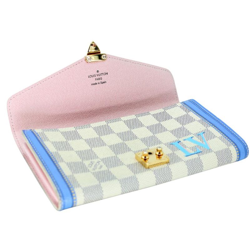 Louis Vuitton Azur GM Portofeuille Trunk Collection Wallet LV-S0401P-0009 - Image 8
