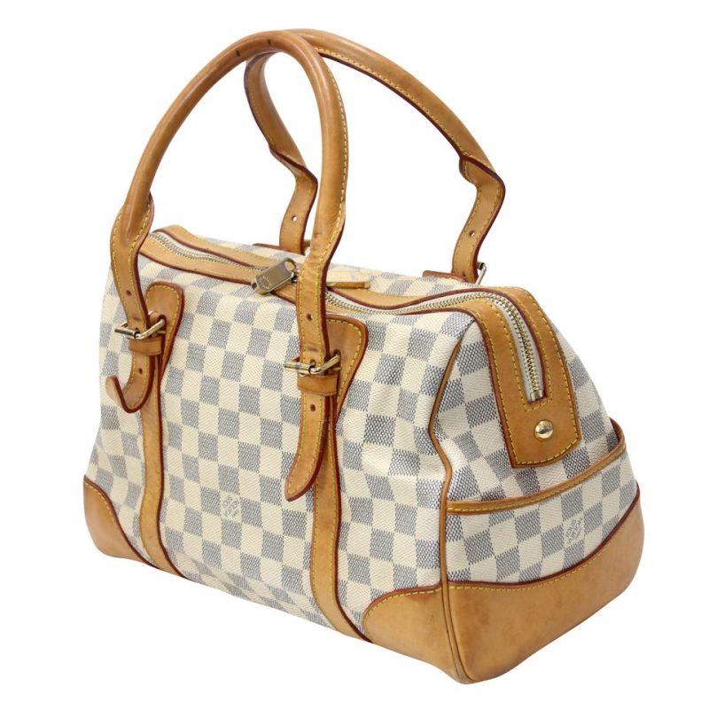 Louis Vuitton Berkeley MM Azur Damier Boston Shoulder Bag LV-0918N-0003 - Image 3