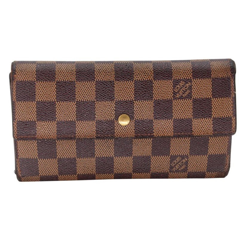 Louis Vuitton Damier Ebene Canvas Sarah Travel Wallet LV-0402N-0105 - Image 7