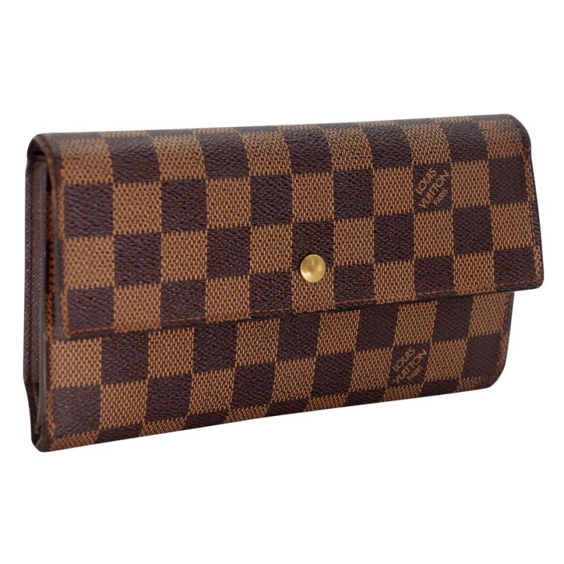 Louis Vuitton Damier Ebene Canvas Sarah Travel Wallet LV-0402N-0105 - Image 8