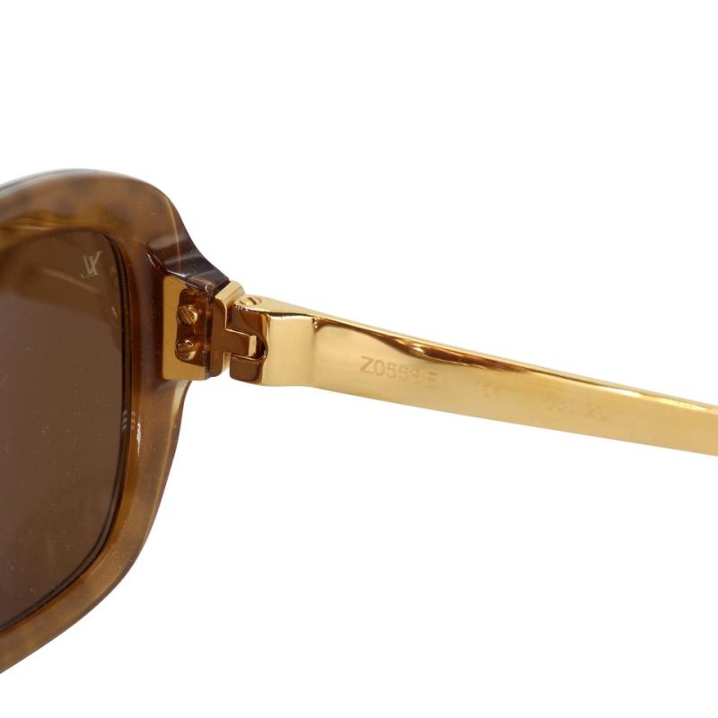 Louis Vuitton Lv Mascot Aviator Tortoise Sunglasses LV-0912N-0005 - Image 8