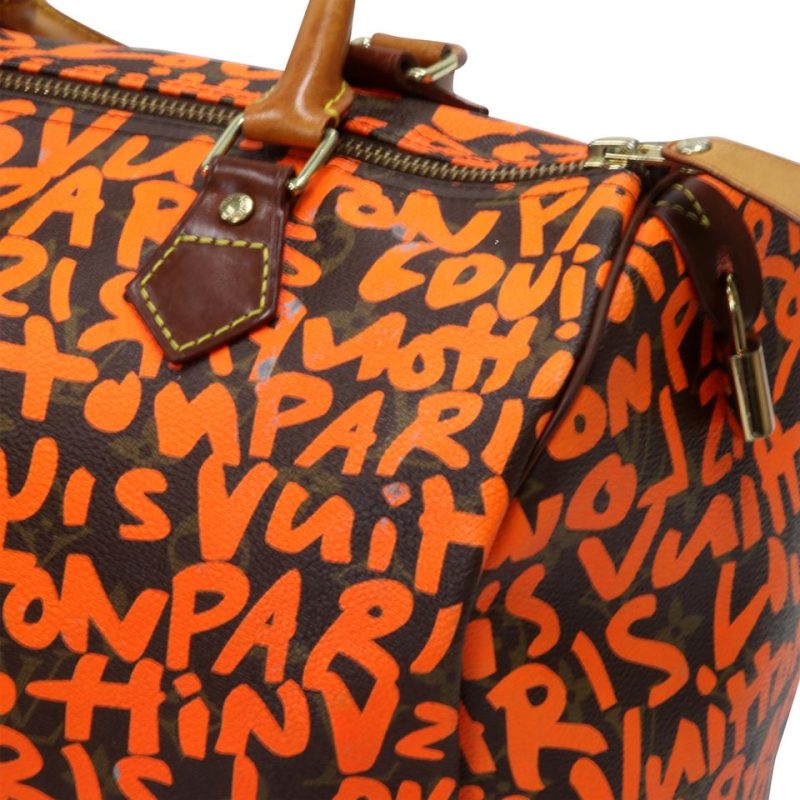Louis Vuitton Graffiti Speedy Stephen Sprouse Shoulder Bag LV-0915N-0003 - Image 6