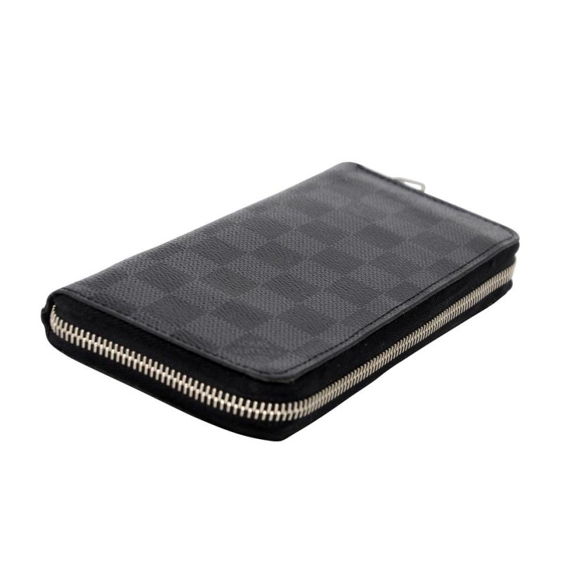 Louis Vuitton Zip Around Damier GM Graphite Coated Canvas Wallet LV-0729N-0002 - Image 6