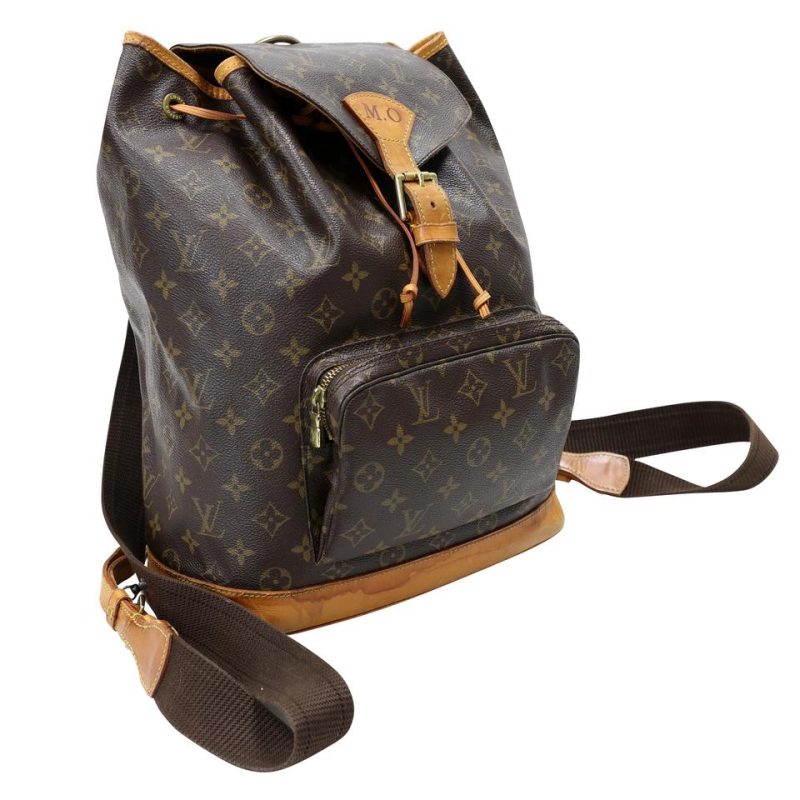 Louis Vuitton Drawstring Montsouris Monogram Canvas Backpack LV-B0505P-0001